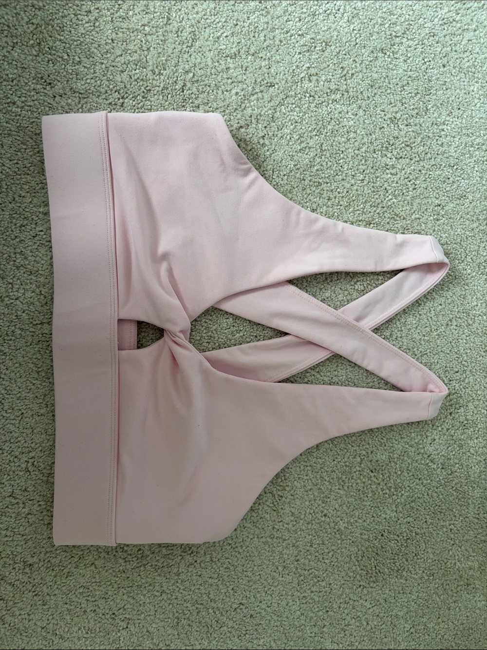 Fabletics - Light Pink Cross-Back Bralette - Size 36B (M)